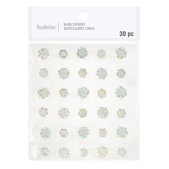 Clear Iridescent Floret Bling Stickers By Recollections&#x2122;